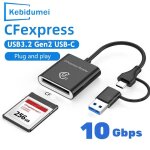 Lecteur de carte cfexpress type b 10gbps 2 en 1, adaptateur usb3. 2 gen2, lecteur de carte portable cf ... Lecteur de carte cfexpress type b 10gbps 2 en 1, adaptateur usb3. 2 gen2, lecteur de carte portable cf ...