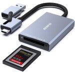 Lecteur de carte cfexpress type b avec usb 3. 2 (gen 2) 10 gbit / s, adaptateur usb - c et usb - a 2 ...