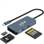 Lecteur de carte cfexpress type - a usb - c 3. 2, 3 en 1 lecteur cfe a & sd & micro sd, lecteur de carte ...