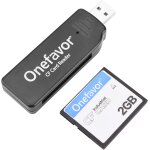 Lecteur de cartes compact flash, lecteur / graveur usb de carte mmoire compact flash cf (sans carte ...