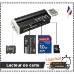 Lecteur de carte m2 multi card slot lecteur micro sd mmc adaptateur usb lecteur sdhc ?noir? Lecteur de carte m2 multi card slot lecteur micro sd mmc adaptateur usb lecteur sdhc ?noir?