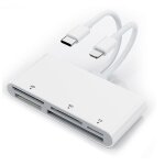 Lecteur de carte mémoire 5 en 1, adaptateur otg type - c vers sd / tf / / micro - sd / xd / ms pour appareil ... Lecteur de carte mémoire 5 en 1, adaptateur otg type - c vers sd / tf / / micro - sd / xd / ms pour appareil ...