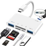 Lecteur de carte mémoire 6 en 1, adaptateur de type c, tf sd, usb c, macbook huawei samsung xiaomi otg ... Lecteur de carte mémoire 6 en 1, adaptateur de type c, tf sd, usb c, macbook huawei samsung xiaomi otg ...
