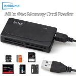 Lecteur de carte mémoire externe tout - en - un pour appareil photo numérique mp3, 480mbps, usb 2. 0, ... Lecteur de carte mémoire externe tout - en - un pour appareil photo numérique mp3, 480mbps, usb 2. 0, ...