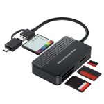Lecteur de cartes mémoire intelligent usb 3. 0 type c 4 en 1, micro sd tf cf ms compact flash, adaptateur ... Lecteur de cartes mémoire intelligent usb 3. 0 type c 4 en 1, micro sd tf cf ms compact flash, adaptateur ...