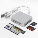 Lecteur de carte mémoire memory stick pro duo - lecteur de carte 5 en 1 sd / tf / ms / cf / xd pour iphone ... Lecteur de carte mémoire memory stick pro duo - lecteur de carte 5 en 1 sd / tf / ms / cf / xd pour iphone ...