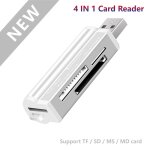 Lecteur de carte mmoire micro sd tf t - flash usb 2. 0, sd / sdhc mmc / rs mmc tf / microsd ms / ms ...