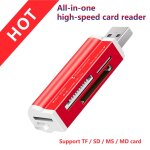 Lecteur de carte mmoire micro sd tf t - flash usb 2. 0, sd / sdhc mmc / rs mmc tf / microsd ms / ms ...