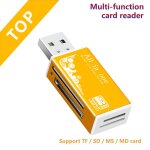 Lecteur de carte mmoire multi usb 2. 0 tout en 1, adaptateur pour micro sd sdhc tf m2 mmc ms pro duo ...