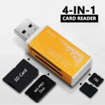 Lecteur de carte mmoire sd  4 ports usb 2. 0 tf, adaptateur sdhc mmc / rs mmc tf ms / ms pro / ms duo ...