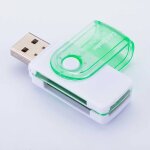 Lecteur de carte mmoire usb 4 en 1, usb 2. 0 vers sd micro sd tf ms m2, adaptateur de carte pour ordinateur, ...