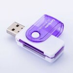 Lecteur de carte mmoire usb 4 en 1, usb 2. 0 vers sd micro sd tf ms m2, adaptateur de carte pour ordinateur, ...