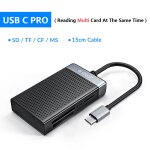 Lecteur de cartes mémoire usb type c 3. 0, adaptateur multi - lecteurs pour micro sd sdhc sdxc mmc tf ... Lecteur de cartes mémoire usb type c 3. 0, adaptateur multi - lecteurs pour micro sd sdhc sdxc mmc tf ...