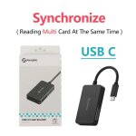 Lecteur de cartes mémoire usb type c 3. 0, adaptateur multi - lecteurs pour micro sd sdhc sdxc mmc tf ... Lecteur de cartes mémoire usb type c 3. 0, adaptateur multi - lecteurs pour micro sd sdhc sdxc mmc tf ...