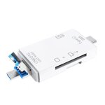 Lecteur de cartes otg de type c tf - sd, abs de haute qualit�, haute vitesse, adaptateur usb pour ordinateur ...