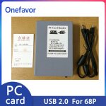 Lecteur de carte pc usb 2. 0 pcmcia 68p, adaptateur cf