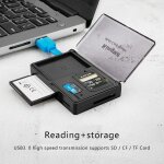 Lecteur de carte sd bmu001, usb 3. 0, tout - en - un, stockage multifonction  grande vitesse, mini carte ...