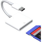 Lecteur de carte sd type c pour apple pour iphone15 pro max plus pour ipad macbook air compatible avec ...