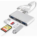 Lecteur de cartes sd pour iphone avec usb - c et lightning, lecteur de cartes mémoire 3 - en - 1 sd / ... Lecteur de cartes sd pour iphone avec usb - c et lightning, lecteur de cartes mémoire 3 - en - 1 sd / ...