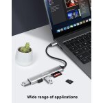 Lecteur de carte sd / micro sd, 5 en 1 adaptateur usb c avec lecteur de carte sd / tf, 1 usb 3. 0 et ...