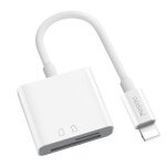 Lecteur de carte sd pour t�l�phone, adaptateur usb otg compatible avec carte sd / tf, adaptateur d'�clairage ...