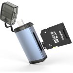 Lecteur de carte sd usb 3. 0, lecteur de carte usb c 2 - en - 1 pour sd / tf / sdxc / sdhc / mmc / micro ...