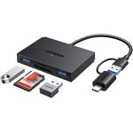 Lecteur carte sd usb c et a 3. 0 adaptateur carte micro sd avec 2 data ports usb 5gbps pour p��riph��tiques ...