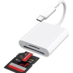 Lecteur de carte sd usb c, adaptateur micro sd vers type c, adaptateur carte de cam�ra sd, lecteur de ...