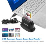 Lecteur de cartes sim usb 2. 0 pour windows, lecteur de cartes intelligentes, pour cartes bancaires, ...