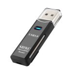 Lecteur de cartes tf 2 en 1, adaptateur usb 3. 0, sdhc, sdxc, lecteur de cartes m�moire intelligent