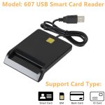 Lecteur de carte  usb tout en 1 pour carte bancaire ic / id emv sd tf sim lecteurs de carte mmc usb ...
