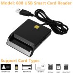 Lecteur de carte � usb tout en 1 pour carte bancaire ic / id emv sd tf sim lecteurs de carte mmc usb ...