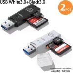 Lecteur de cartes usb 3. 0 multifonctionnel 2 en 1, lecteur de cartes mémoire micro sd tf, adaptateur ... Lecteur de cartes usb 3. 0 multifonctionnel 2 en 1, lecteur de cartes mémoire micro sd tf, adaptateur ...