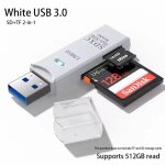 Lecteur de cartes usb 3. 0 multifonctionnel 2 en 1, lecteur de cartes mémoire micro sd tf, adaptateur ... Lecteur de cartes usb 3. 0 multifonctionnel 2 en 1, lecteur de cartes mémoire micro sd tf, adaptateur ...
