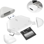Lecteur de cartes usb c usb 3. 0 avec 3 hubs usb, adaptateur de cartes mémoire xd / sd / tf / cf / ms ... Lecteur de cartes usb c usb 3. 0 avec 3 hubs usb, adaptateur de cartes mémoire xd / sd / tf / cf / ms ...