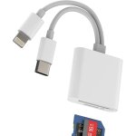Lecteur carte usb c lightning vers sd(2en1)micro sd card reader pour iphone 16 15 14 adaptateur pour ... Lecteur carte usb c lightning vers sd(2en1)micro sd card reader pour iphone 16 15 14 adaptateur pour ...