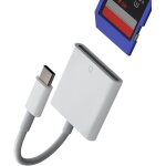 Lecteur de carte usb c sd pour iphone 16 15 pro max pour apple type c lecteur de carte m�moire pour ipad ...