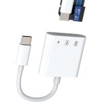 Lecteur carte usb c vers sd (3en1) micro sd cart reader type c port charge adaptateur pour iphone16 15 ...