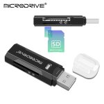 Lecteur de carte usb vers carte sd lecteur de carte micro tf pour pc accessoires d'ordinateur portable ...