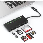 Lecteur de cartes usb3. 0, lecteur de cartes mmoire 7 - en - 1 usb&usb c 3. 0 pour sd tf micro sd cf ...