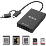 Lecteur de carte xqd sd usb 3. 0, usba / type c xqd / sd card reader, dual slot, memory card reader, ...