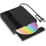Lecteur cd dvd externe avec usb 3. 0 type - c graveur dvd externe cd dvd + / - rw lecteur portable pour ...