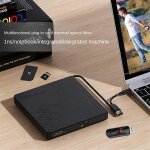Lecteur de cd / dvd externe usb3. 0 / type - c cd / dvd rom adaptateur + / - rw Lecteur de cd / dvd externe usb3. 0 / type - c cd / dvd rom adaptateur + / - rw