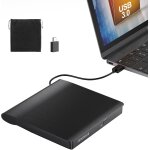 Lecteur cd externe usb 3. 0 et type - c portable cd / dvd + / - rw graveur dvd externe, ultra mince lecteur ...