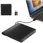 Lecteur cd externe usb 3. 0 et type - c portable cd / dvd + / - rw graveur dvd externe, ultra mince lecteur ...