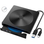 Lecteur dvd cd externe, type c et usb 3. 0 graveur et lecteur de cd - rw / vcd - rw, usb 3. 0 pour windows, ...