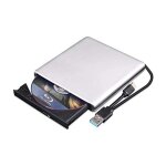 Lecteur dvd externe 3d, usb 2. 0 et type - c bluray lecteur cd dvd lecteur optique portable slim pour ...