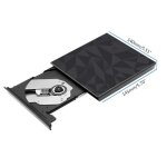 Lecteur dvd externe ultra - mince portable, usb 3. 0, type - c, rw, pour ordinateur portable et de bureau ...