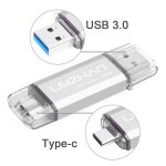 Leizhan cl� usb type c 32 go, flash drive usb 3. 0 otg pour huawei samsung smartphone android de type ...