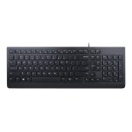 Lenovo essential - clavier - usb - qwerty - espagnol - noir - oem - botier marron